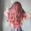 💋 Front curly pink wig, make you charming and stylish.