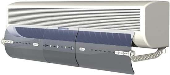 تصویر  کنترل باد اسپیلت AC Air Flow Deflector, Adjustable Windshield, Easy installation, Made In India