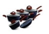 9 PCS KITCHEN COOKWARE SET – The complete Set Includes 3 PC casserole pans with tempered lids, 1 pc Saucepan, and an additional Frying pan for all your cooking needs. Ideal for cooking classics like Sausage and Bean Casserole or Chicken Chasseur.	