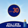 Immediate protection from sun exposure and long term UV-induced skin damage