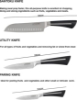 تصویر  سرویس  چاقو و کارد و ساطور لایف اسمایل مدل Kitchen Knife Set - LIFE SMILE Professional 8 PCS Knife Set With Wood block 18/10 Stainless Steel With Knife Sharpner - Ultra Sharp NSEL-5