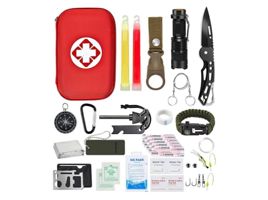 جعبه کمک های اولیه کمپینگ مدل Small-Waterproof Car First-Aid Kit Emergency-Kit - 37 Piece