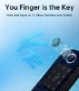 تصویر  قفل در هوشمند به همراه اثر انگشت و صفحه کلید مدل Fingerprint Door Lock, Onnoi Keyless Entry Door Lock with Keypads