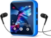 ✅【Full-screen touch MP3 player】: This Bluetooth MP3 player has a full touch screen, mirror surface, and zinc alloy design, scratch resistance (with protective cover & lanyard), it is small and exquisite, suitable for outdoor, travel, play, it Smooth operation is a great and convenient mp3 player, and supports one-key lock screen.