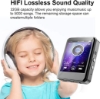 HiFi Lossless Sound Quality- mp3 player with speaker provides high-fidelity sound quality. This auto mp3 player supports the most popular audio formats: MP3, WMA, APE, FLAC, WAV, AAC-LC, ACELP, MP3 player not only designed with music playback but also supports a kind of - Button lock, recording, AB repeat, FM radio, e-book [Kindly Note] It is not compatible with iTunes and audio books.