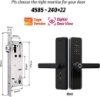 تصویر  قفل در هوشمند به همراه اثر انگشت و دوربین و صفحه کلید مدل Smart Lock,Smart Door Lock with Camera,Fingerprint Door Lock,