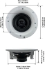 تصویر  اسپیکر سقفی آکوستیک 5 تایی مدل Acoustic Audio by Goldwood R192 Frameless in Ceiling