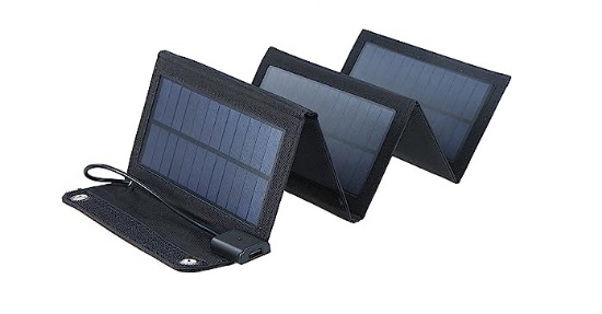 تصویر  شارژر موبایل خورشیدی 20 وات مدل lilistore 20W Solar Charger Foldable Solar Panel with USB Ports Camping