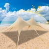 تصویر  سایه بان پارچه ای مناسب کمپینگ مدل Pop Up Beach Tent Canopy Sun Shelter