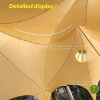 تصویر  سایه بان پارچه ای مناسب کمپینگ مدل Pop Up Beach Tent Canopy Sun Shelter