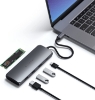 تصویر  تبدیل satechi مناسب برای حافظه SSD مدل Satechi USB-C Hybrid Multiport Adapter–Built-in SSD Storage