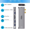 تصویر  هاب USB-C برند selore هفت خروجی مدل USB C Adapter for MacBook Pro, MacBook USB HDMI Adapter,7 in 1 