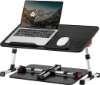 تصویر  میز لپ تاپ جلو مبلی و روتختی و زمینی و میز تحریر Artikel® XL Uni-Pro Laptop Desk | Study Table | Bed Table| Height & Tilt Adjustable | Left & Right Hand Mouse Compatible | Foldable and Portable | Non-Slip Legs | Carbon Black