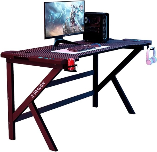 Desk with 2024 computer stand