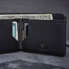 تصویر  کیف پول برند Vaultskin   دارای حفاظ  RFID  رنگ مشکی Vaultskin Manhattan slim bifold wallet with RFID protection
