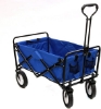 تصویر  سبد خرید و چرخ دستی تاشو کمپینگ چند منظوره در فضای باز آبی Folding Camping Multi Function Outdoor Wagon Shopping Cart & Bags & Trolleys -Blue