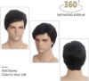 【Professional Design】 The Short Wig for Men with unique colors and stiff design, adjustable part, 100% breathable net inside for comfort when worn.There are two adjustable straps in the wig that come with a fixed position at different head sizes can be intertwined.