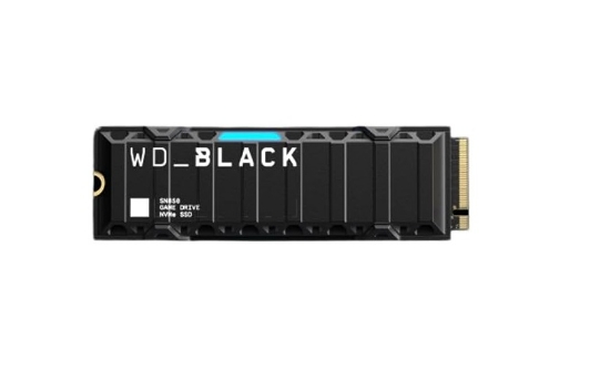 تصویر  حافظه اس اس دی WD Black SN850 1TB  وسترن دیجیتال  Western Digital WD_BLACK 1TB SN850 NVMe SSD for PS5 Consoles,SSD with Heatsink Gen4 PCIe, M.2 2280, Up to 7,000 MB/s WDBBKW0010BBK WRSN