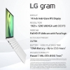 تصویر  لپ تاپ ال جی LG gram (2022) 14Z90Q نمایشگر 14 اینچ ا LG gram (2022) 14Z90Q Ultra Lightweight Laptop12th Gen i5 1240P Processor, 8GB LPDDR5, 512GB NVMe SSD