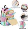 تصویر  کیف مدرسه یونیکورن دخترانه Unicorn Girls Backpacks به همراه جامدادی و کیف ظرف ناهار