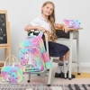 تصویر  کیف مدرسه یونیکورن دخترانه Unicorn Girls Backpacks به همراه جامدادی و کیف ظرف ناهار