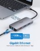 تصویر  تبدیل هاب Selore دارای 9 خروجی مدل USB C Adapters for MacBook Pro/Air, Selore 9 in 1 USB C Hub with 4K HDMI, 2 * 10Gbps USB-C 3.1 GEN2 Port, 1Gbps Ethernet