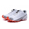 تصویر  کفش مخصوص دویدن SALOMON SPEEDCROSS 5 GTX TRAIL رنگ خاکستری سفید اصلی - اورجینال 
