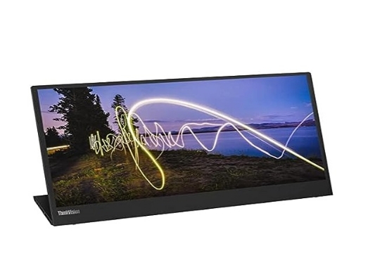 تصویر  مانیتور قابل حمل  لننوو Lenovo  سایز 15 Inches  رنگ مشکی  Lenovo Thinkvision M15 Monitor Black, 62Cauat1Wl