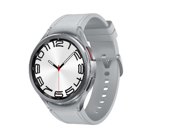تصویر  ساعت هوشمند سامسونگ Galaxy Watch6 43mm مدل SM-R950 – سیلور– اصلی ا Samsung Galaxy Watch6 Classic  43mm, Silver