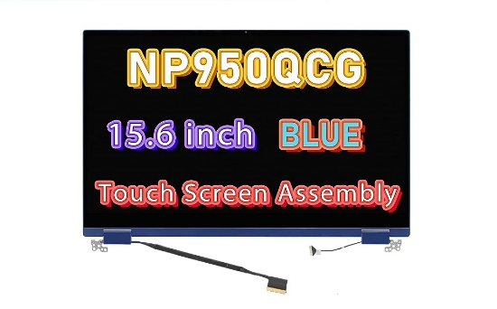 تصویر  صفحه نمایش لپ تاپ سامسونگ مدل WARWOLFTEAM 15.6" Screen Replacement LCD Touch Screen Display Galaxy Book Flex NP950QCG NP950QCG-K01US NP950QCG-K03US FHD 1920x1080 Version (Blue)
