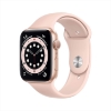 تصویر  ساعت هوشمند اپل واچ سری 6 40 میلی متر مدل Apple Watch Series 6 (GPS, 40mm) - Gold Aluminium Case with Pink Sand Sport Band