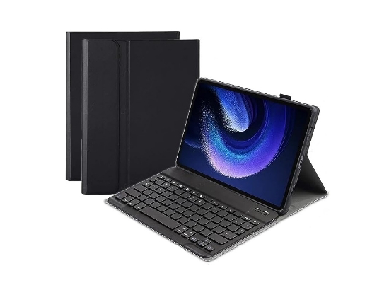 تصویر  بک کاور به همراه کیبورد شیائومی پد 6 و 6 پرو 11 اینچی مدل Xiaomi Mi Pad 6/6 Pro Keyboard Case for Tablet