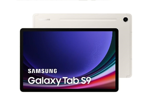 تصویر  تبلت سامسونگ ‎ Tab S9 X710 WiFi| حافظه 256 رم 12 گیگابایت ا Samsung Galaxy Tab S9 WiFi Android 12GB RAM, 256GB Storage MicroSD Slot, S Pen Included, Beige