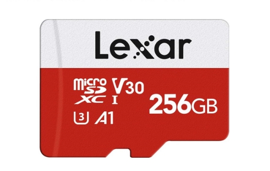 تصویر  کارت حافظه میکرو اس دی UHS-1 لکسار 256 گیگ A1 مدل Lexar 256GB Micro SD Card ا Lexar 256GB Micro SD Card, microSDXC UHS-I Flash Memory Card with Adapter