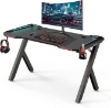 تصویر  میز گیمینگ  دارای  RGB مدل SRK  استایل مدرن Gaming Desk with LED RGB RC Light 
