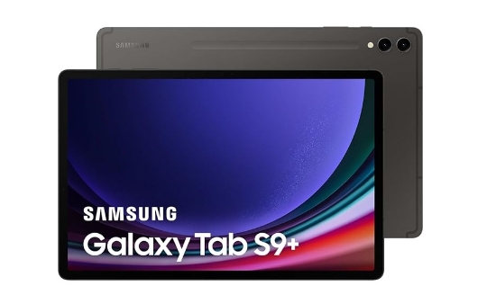 تصویر  تبلت سامسونگ ‎ TabS9+ X810 WiFi| حافظه 256 رم 12 گیگابایت ا Samsung Galaxy Tab S9+ WiFi Android Tablet, 12GB RAM, 256GB Storage MicroSD Slot, S Pen Included, Graphite