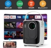 تصویر  پروژکتور مینی قابل حمل برند TDOO  رنگ سفید 5G WiFi Portable Video Projector, 1080P HD Projector Mini Projector with Tripod, Outdoor Movie Projector Supported Compatible with Bluetooth/WIFI/USB/SD Card (Black-AA)