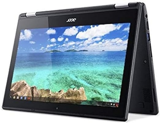 تصویر  کروم بوک ایسر(دست دوم) Acer R11 Convertible 2-in-1 Chromebook, 11.6in HD Touchscreen, Intel Quad-Core N3150 1.6Ghz, 4GB Memory, 32GB SSD, Bluetooth, Webcam, Chrome OS (Renewed) Chrome OS Beige