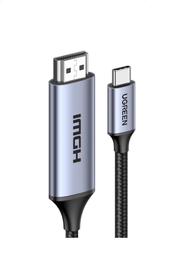 تصویر  کابل تبدیل USB C to HDMI برند UGREEN طول دو متر UGREEN 8K USB C to HDMI Cable 2M,8K@60Hz,4K@240Hz/144Hz,HDMI 2.1 Type C Thunderbolt 3 Adapter