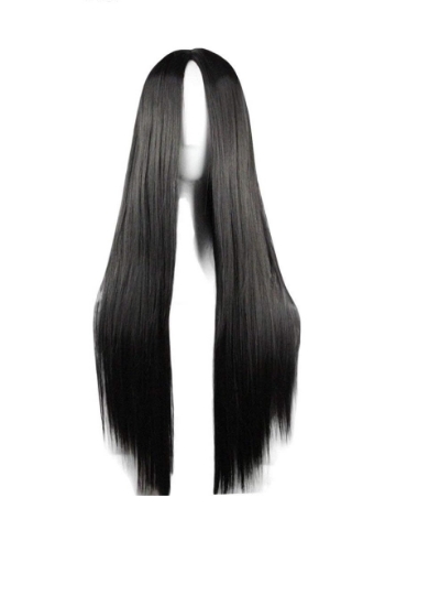 Perfect Length: Size:29.5''/75cm, fit most People; you can adjust the hook inside the cap to the correct size to suit your head.Fashionable and stylish long straight hair wigs look natural, real and soft touch.