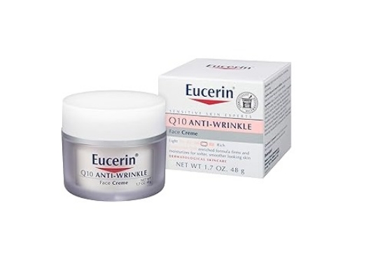 تصویر  کرم ضد چروک صورت Eucerin Q10  اونس 1.7