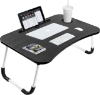  میز لپ تاپ تاشو قابل حمل Sky-Touch مدل Sky-Touch Portable Folding Laptop Desk With Ipad And Cup Holder