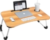  میز لپ تاپ تاشو قابل حمل Sky-Touch مدل Sky-Touch Portable Folding Laptop Desk With Ipad And Cup Holder