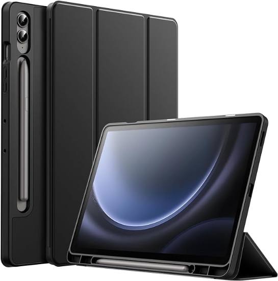 کاور محافظ مناسب Tab S9 FE Plus دارای جاقلمی JETech Case for Samsung Galaxy Tab S9 FE+ / S9 FE Plus 12.4-Inch