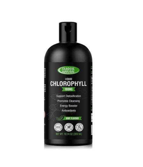 محلول خوراکی کلروفیل طبیعی Oladole با طعم نعنا ا Oladole Natural Chlorophyll Liquid - 300ml Mint Flavor	