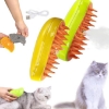 برس بخارشو 3 کاره گربه: شانه، ماساژ و نظافت موی گربه در یک محصول (2pcs)