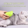برس بخارشو 3 کاره گربه: شانه، ماساژ و نظافت موی گربه در یک محصول (2pcs)