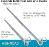 High Road Heavy-Duty Expandable Car Clothes Hanger Bar