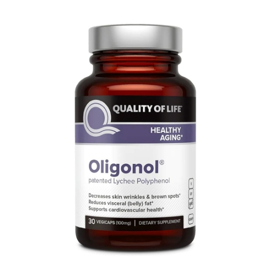 مکمل غذایی 30 کپسولی گیاهی Oligonol  Quality of Life Labs (100 میلی‌گرم)