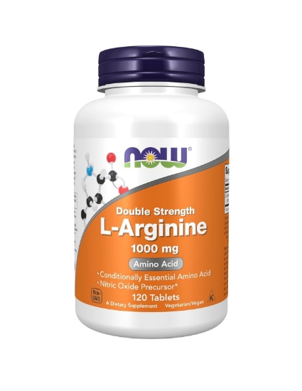 مکمل L-آرژنین یک اسید آمینه | NOW Supplements, L-Arginine 1,000 mg	